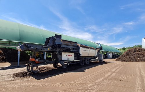 Mobiles Trommelsieb TEREX