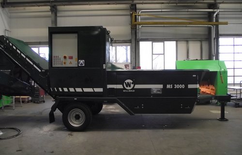 Shredder (stationär) zur Zerkleinerung von Rüben, Kartoffel, Karotten, etc.