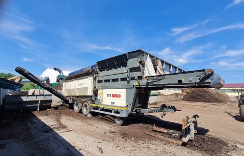 Mobiles Trommelsieb TEREX