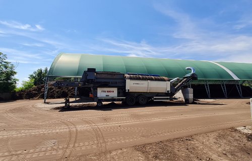 Mobiles Trommelsieb TEREX